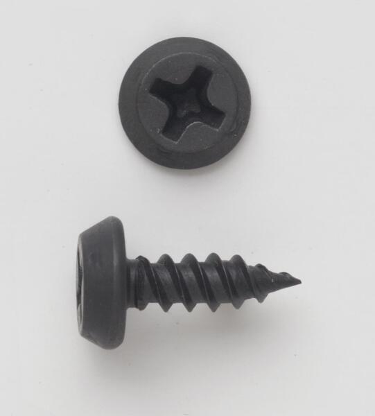 P6X716PHPFSSP #6 X 7/16 PAN HEAD PHILLIP SHARP POINT FRAMING SCREW BLACK PHOSPHATE